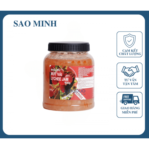 Mứt Vải Boduo Signature 900Gr